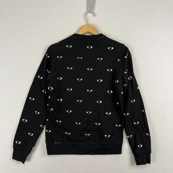 KENZO Eye Print Crewneck Sweatshirt Womens XS - Picture 2 of 11